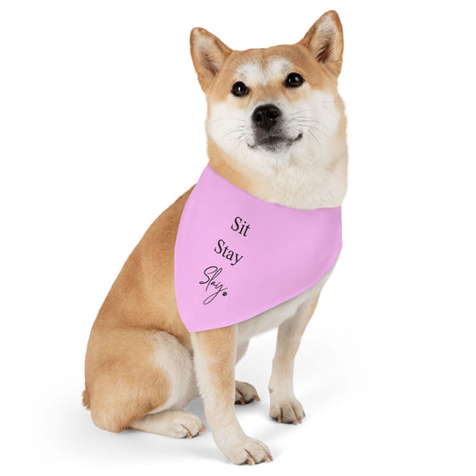 'Sit Stay Slay' - Adjustable Dog Bandana