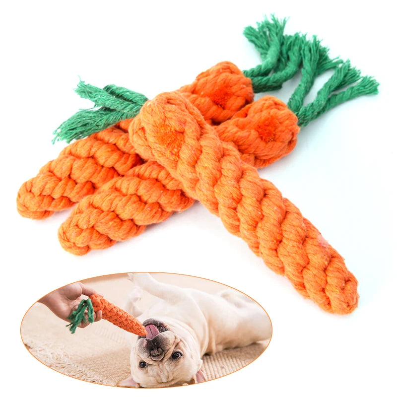 Carrot Rope Dog Toy