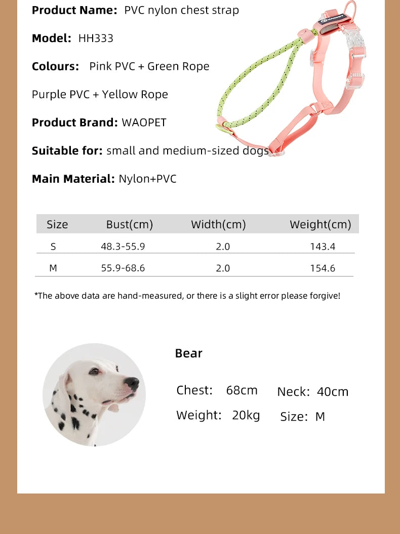 Pastel Braided Leash & Collar Set