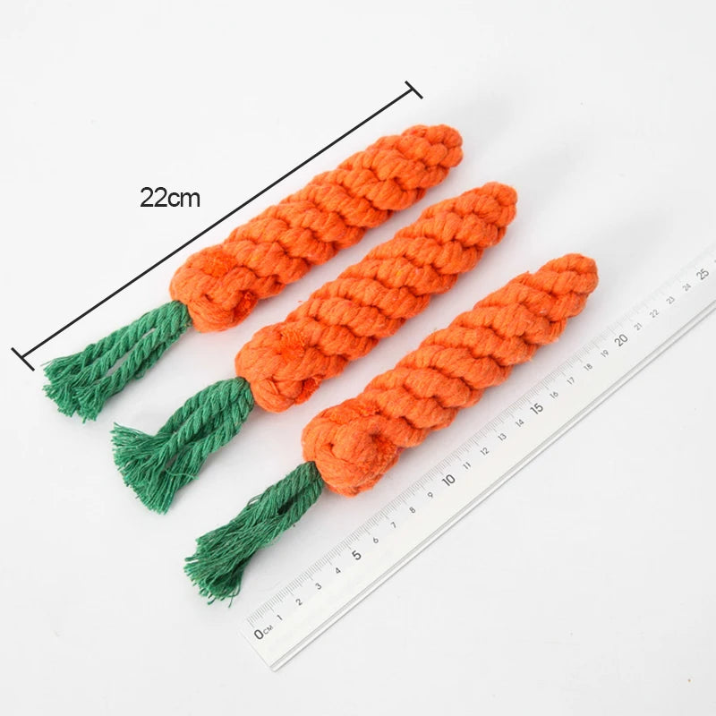 Carrot Rope Dog Toy