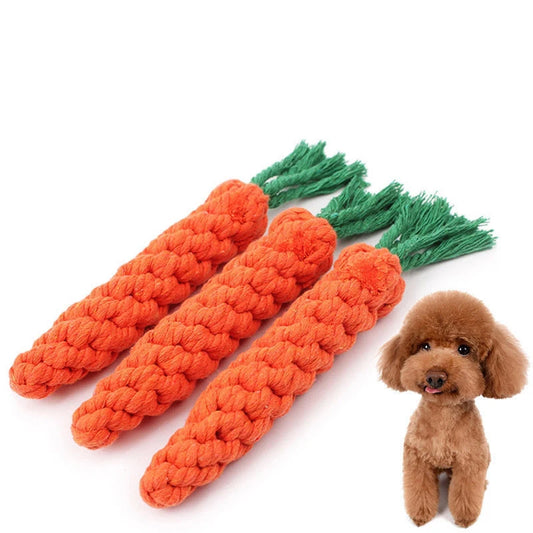 Carrot Rope Dog Toy