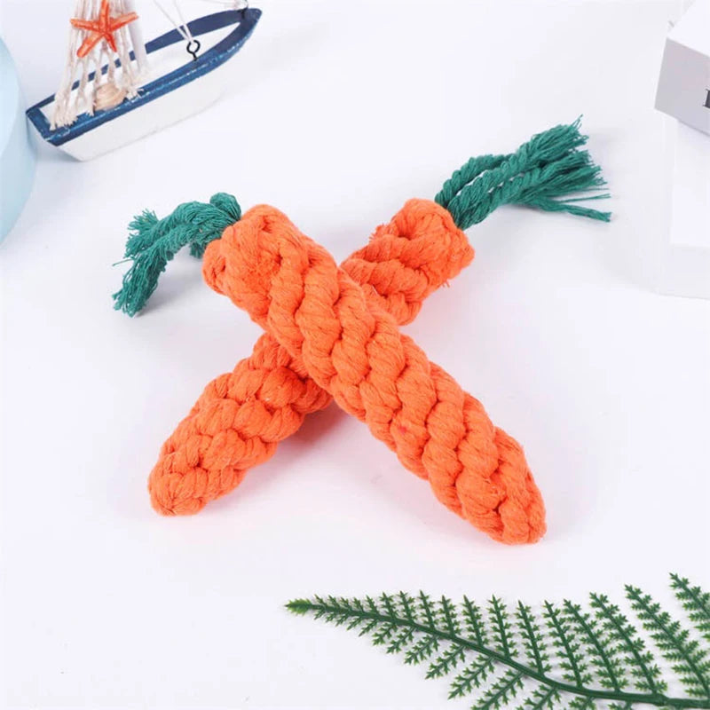 Carrot Rope Dog Toy